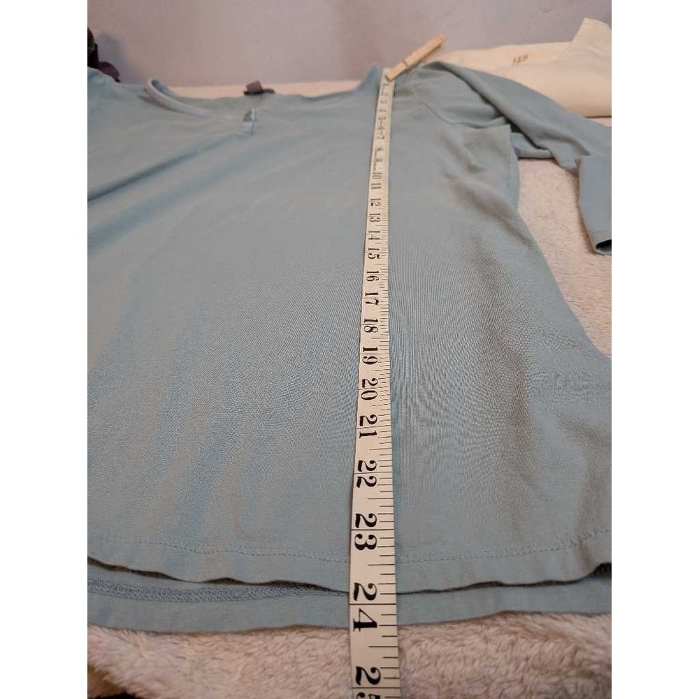 J. Jill Lot of 4 Tops Women's Large Henley V-Neck Stretch Casual - Picture 11 of 16